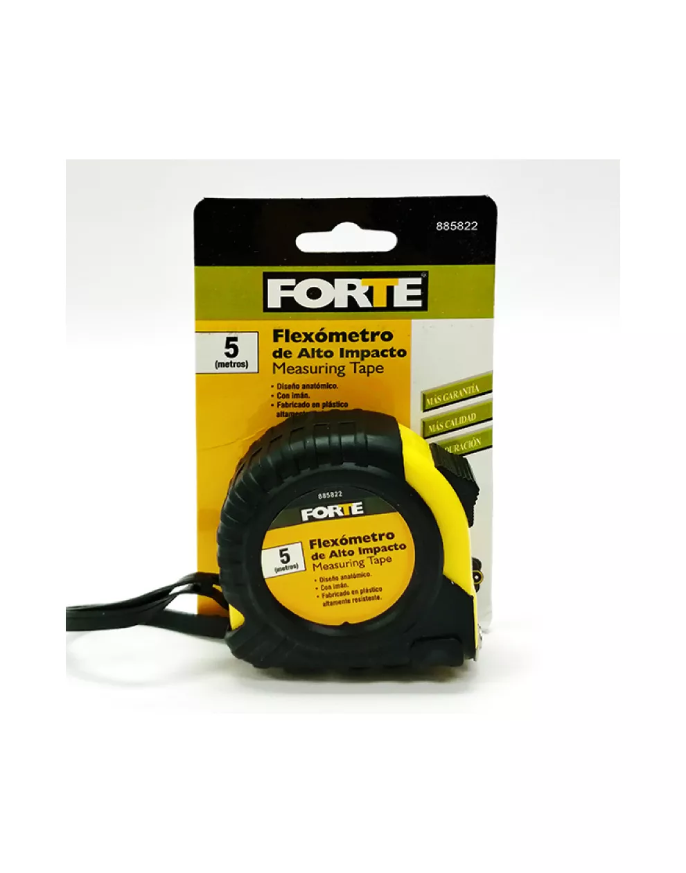 FLEXOMETRO 5M FORTE JC-586E C/IMAN 885822