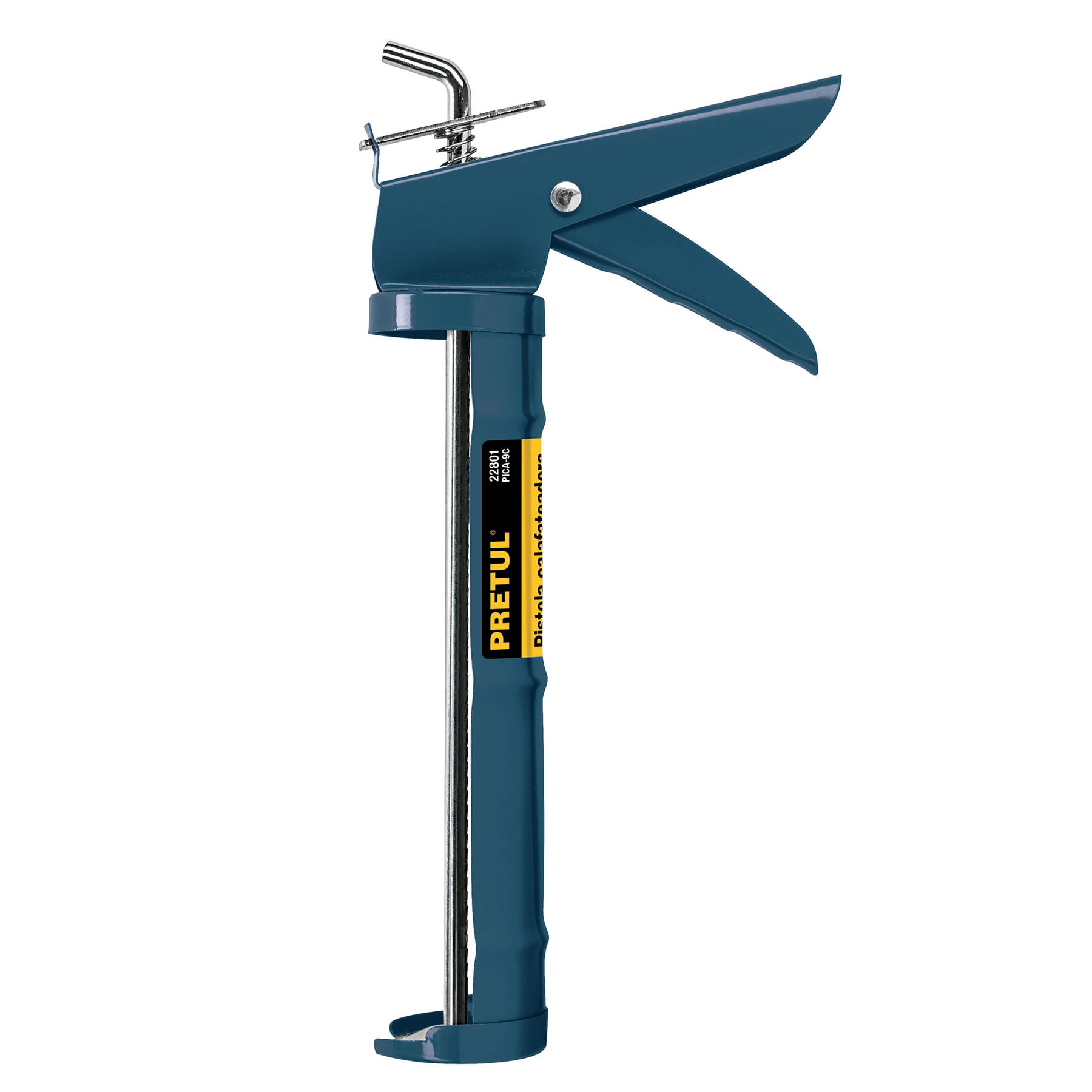 PISTOLA P/SILICONA ESQUELETO PRETUL 22801