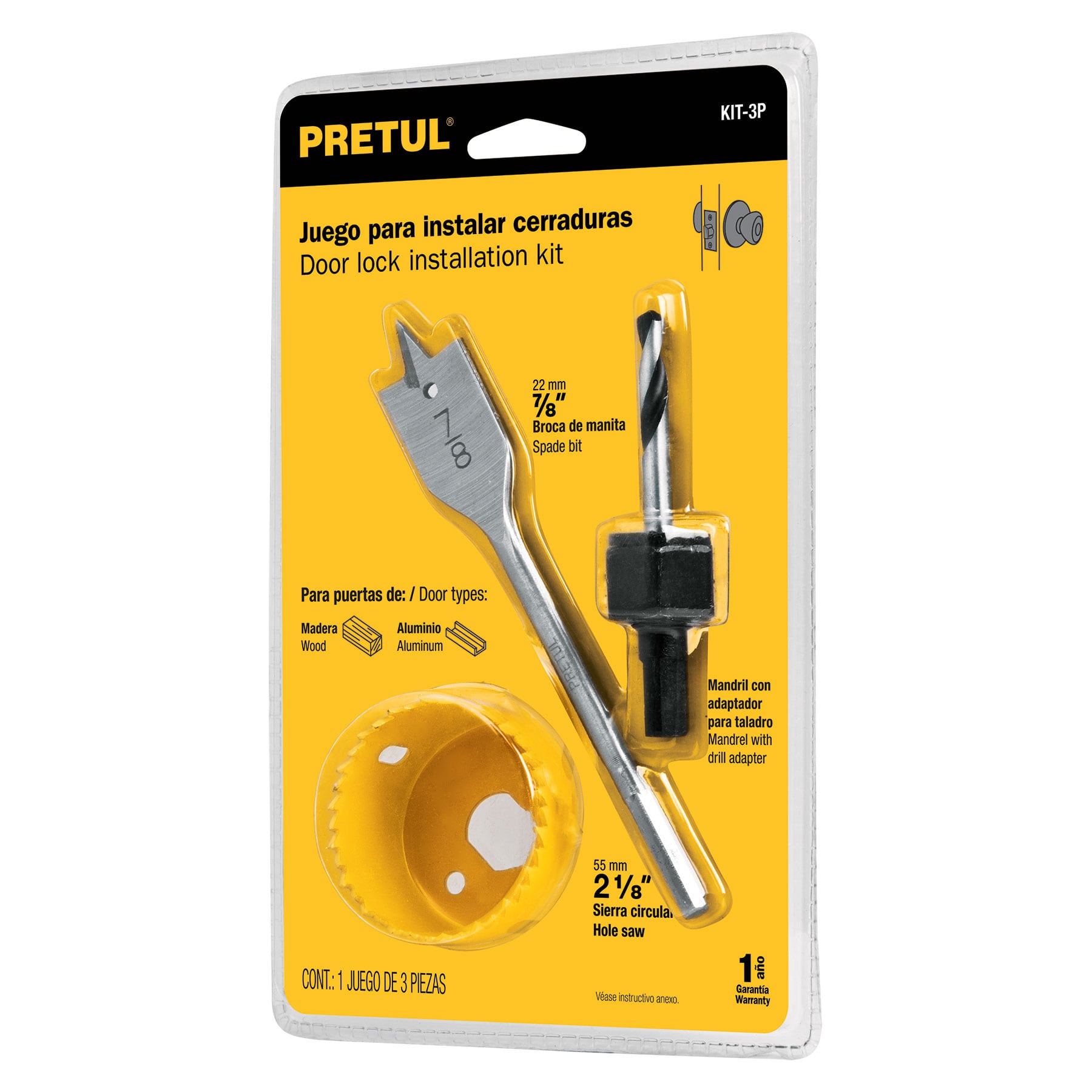 JUEGO INSTALAR CERRADURAS X3 TRUP 23549