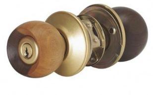 CERRADURA SECURITY/UNDERLOCK POMO MADERA 13388-1