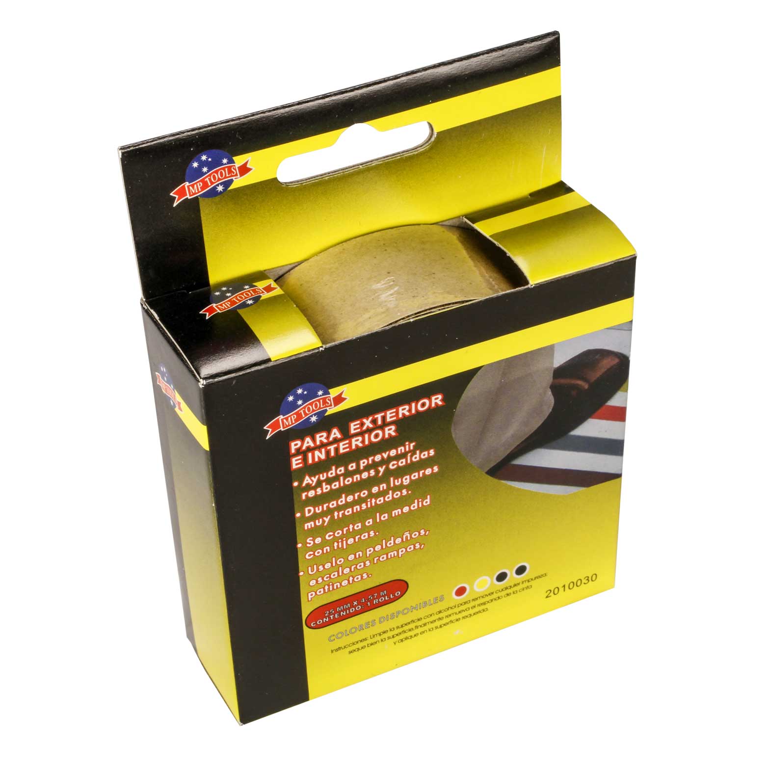 CINTA ANTIDESLIZANTE NEG 25MM X 4,57MT MP 2010030