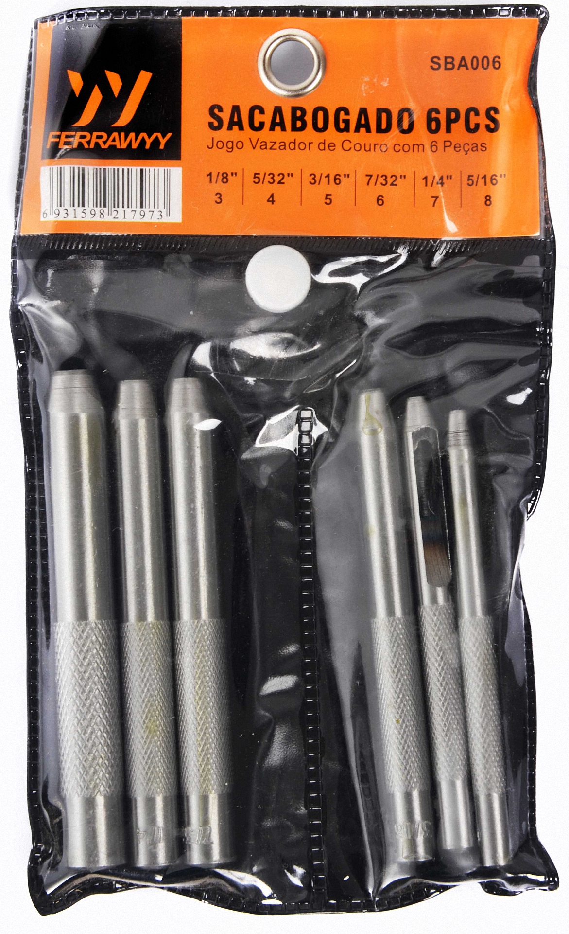 SACABOCADO X 6PZ UYU SBA006