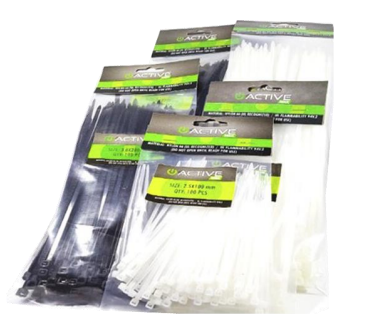 AMARRE PLASTICO 25CM NEGRO 3.6m (100 UN)