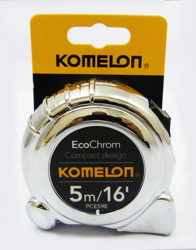 FLEXOMETRO 5M KOMELON CROMADO